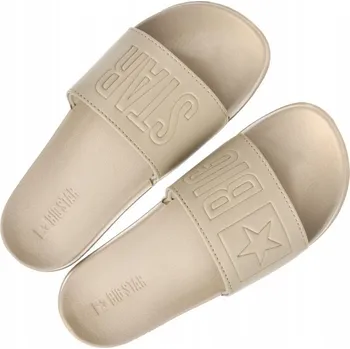 Dámské pantofle Dámské Nazouváky BIG STAR OO274043 na léto béžové barvy 37