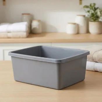 Koš na prádlo Plastová miska obdélníková ALTOM DESIGN 11 l šedá