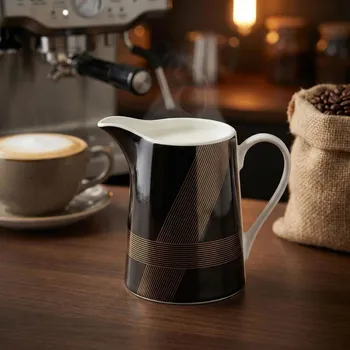 Konvička na mléko Porcelánová mléčenka ALTOM DESIGN MODERN ART 250 ml černá