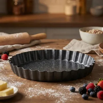 Forma na pečení Forma na koláč s nepřilnavým povrchem ALTOM DESIGN 28 cm černá