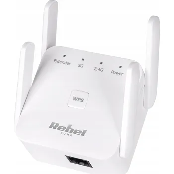 Bezpečnostní kamera Repeater - zesilovač bezdrátové sítě 2.4+5 GHz Rebel