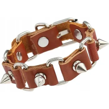 Náramek Náramek Retro Punk - Hnědá KP-33278