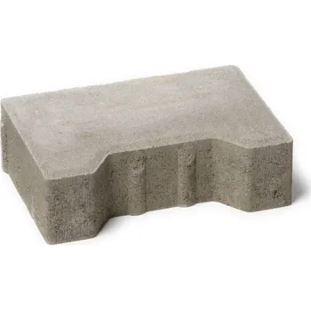 Venkovní dlažba Dlažba zámková CS-BETON Kost šedá krajová – 200×140×80 mm