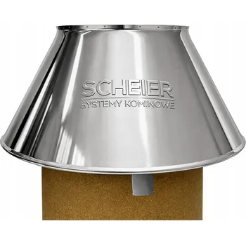 Střecha Stříška fi 180 pro keramický komínový systém, komínová hlavice kuželová difuzér