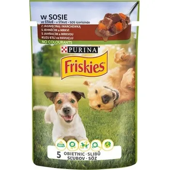 Krmivo pro psa Friskies jehněčí 85 g kapsička pro psy