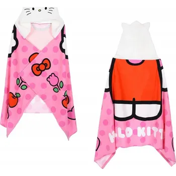 Kryt s kapucí Sun City 140 x 70 cm růžový