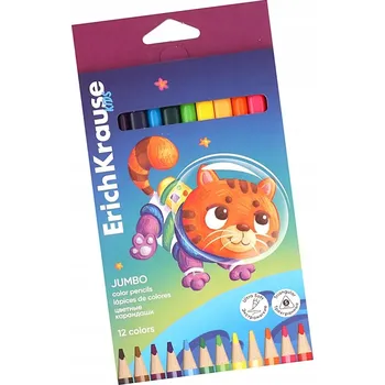 Pastelka 12barevné Pastelky Erich Krause, Jumbo, 61780