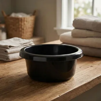 Koš na prádlo Plastová miska na praní ALTOM DESIGN 9 l černá