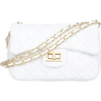 Vezze kabelka z pravé lícové kůže bílá