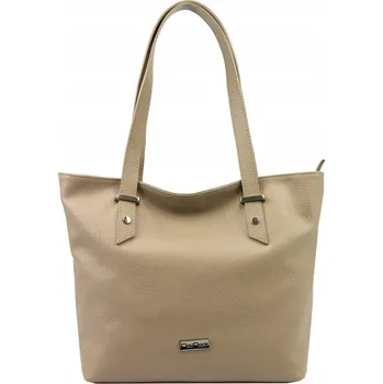 Kabelka Kožená kabelka MiaMore 01-058 béžová