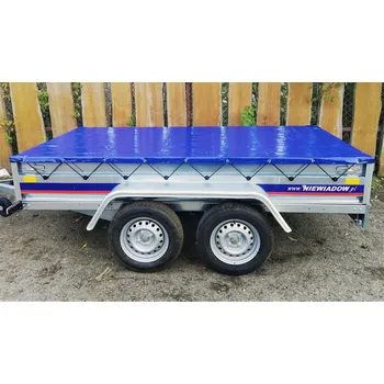 Krycí plachta Plachta PP 650 g/m2 s pružným lanem pro přívěsy Niewiadów 262 x 132 cm