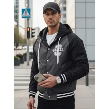 Dstreet Jedinečná oboustranná bomber pánská bunda