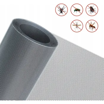 Síť proti hmyzu SILNÁ SÍŤ DO SÍTĚ PROTI HMYZU ŠEDÁ na metry MOSKYTIÉRA na míru 2.5m x 1.2m