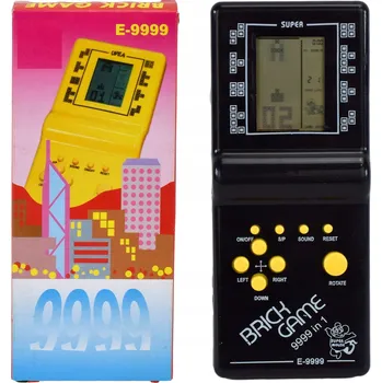 Herní konzole PŘENOSNÁ HERNÍ KONZOLE ELEKTRONICKÁ HRA NA BATERIE HRAČKA PRO DĚTI