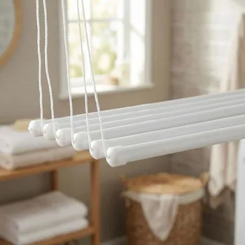 Sušák na prádlo Stropní sušák 5-tyčový SNB 1,7 m bílý
