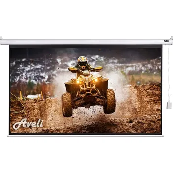 Elektronika AVELI, roleta s elektrickým motorem, 200", (16:9)