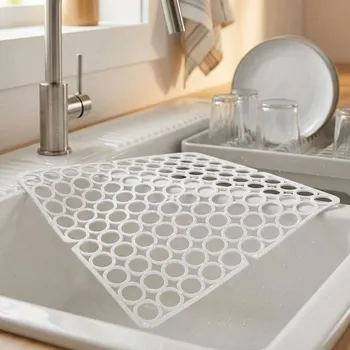 podložka do dřezu Elastická mřížka do dřezu ALTOM DESIGN 27,5 cm bílá