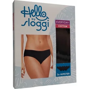Kalhotky Dámské kalhotky Kalhotky bavlněné 3 KUSY Hello by SLOGGI Hipster 40
