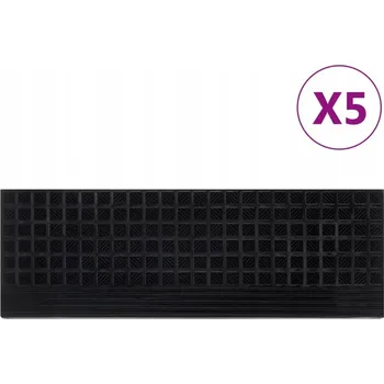 Nášlap na schod Nášlapy na schody VidaXL, délka 75 cm, tloušťka 4 mm