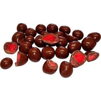 Sušené ovoce 176 - Mrazem sušené jahody v ml. čokoládě 400g