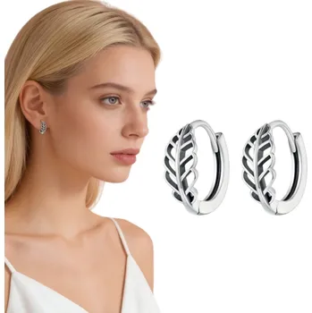 Náušnice Stříbrné Náušnice 925 KROUŽKY STŘÍBRO KROUŽKY Dámské