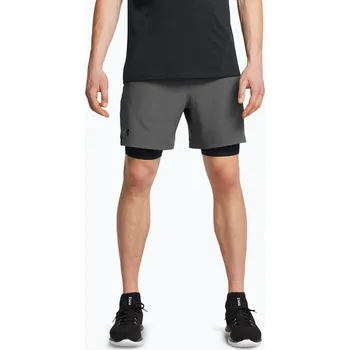 Pánské kraťasy Pánské tréninkové šortky Under Armour Vanish Woven 2In1 Sts castlerock/black/black