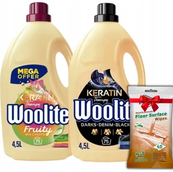 Prací gel Tekutý prací prostředek na barevné prádlo Woolite 9,1 l