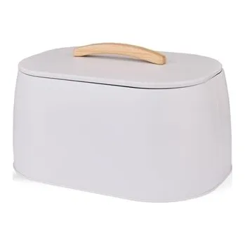 chlebník Jednodílný chlebník Maestro béžový kovový