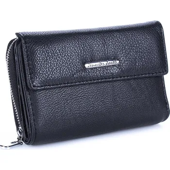 Peněženka Jennifer Jones Dámská kožená peněženka černá 5299