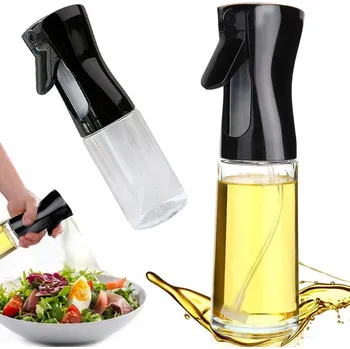Nádoba na olej a ocet ROZPRAŠOVAČ NA OLEJ A OCET DÁVKOVAČ VE SPREJI 200 Ml SKLENĚNÝ ROZPRAŠOVAČ