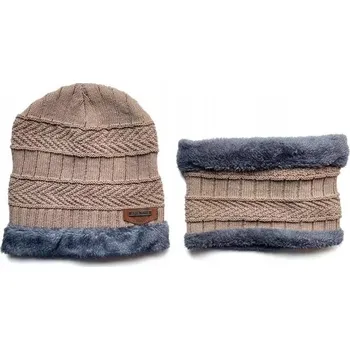 Čepice Dětská čepice a tunel - Slabo Hnědá KP-21437