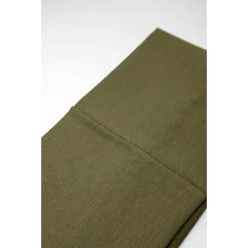 Čelenka MONA Bavlněná čelenka do vlasů 9 cm khaki