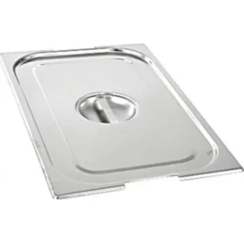 Víko s výřezem na úchyt GN 1/1 PROFI (Víko nerez PROFI GN 1/1, UCHYT)