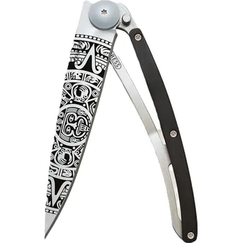 Sport Kapesní nůž Deejo 1CB073 Tattoo 37g ebony wood Aztec Sun