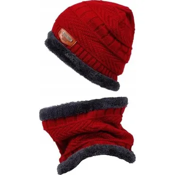 Čepice Čepice a tunel pro děti - Červená KP-11121