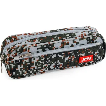 Penál FANDY Penál etue Camo 2 šedý