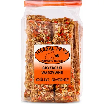 Krmivo pro hlodavce Herbal Pets Zeleninové Kousátka pro Králíky a Hlodavce 160g