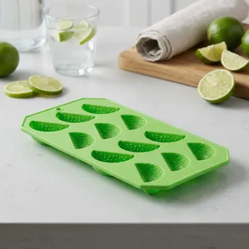 Tvořítko na led Silikonová forma na led limetky ALTOM DESIGN 22 cm zelená