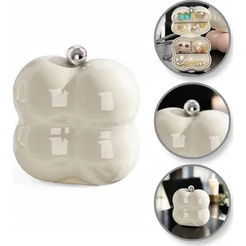 Šperkovnice ŠPERKOVNICE KRABIČKA NA ŠPERKY KUFŘÍK ORGANIZÉR ELEGANTNÍ POUZDRO KAZETA