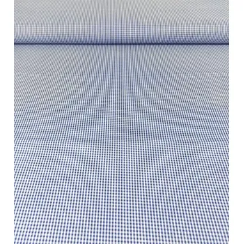 Bavlněná látka pepito modré 2 mm plátno 142 cm | RTex