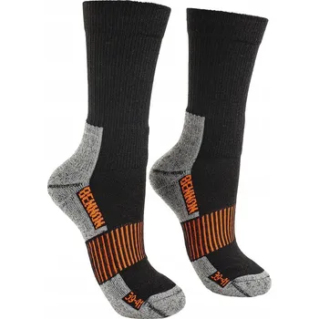 Pánské ponožky Dlouhé Ponožky Bennon Trek Merino Ponožky černé 48-49