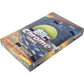 Sběratelská karetní hra 2021 Topps Chrome Tennis Hobby Box