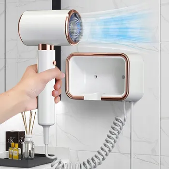 Péče o vlasy Fén na vlasy 2000W nástěnný hotelový lehký s držákem bílý P2 220V