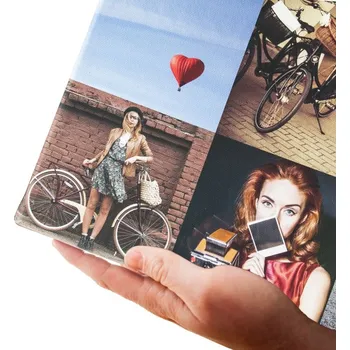 Fotokniha FotoŠkoda Fotokoláž na plátně