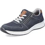 Pánská Pánské polobotky RIEKER 14300-14 modrá S6 14300-14 BLUE F/S6 45