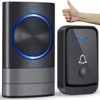 Domovní zvonek Bezdrátový zvonek Kng s dosahem 200 m a hlasitostí 110 dB