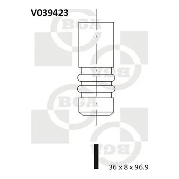 Ventil motoru Sací ventil BGA V039423