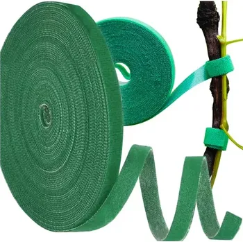 Vázací drát Zahradnická vázací páska na suchý zip – pro uchycení rostlin 500 cm