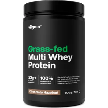 Protein Vilgain Grass-Fed Multi Whey Protein 900 g Chocolate and hazelnut