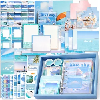 samolepka Samolepky pro scrapbooking, papírové, vícebarevné, 155 ks